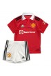 Manchester United Luke Shaw #23 Babyklær Hjemme Fotballdrakt til barn 2022-23 Korte ermer (+ Korte bukser)